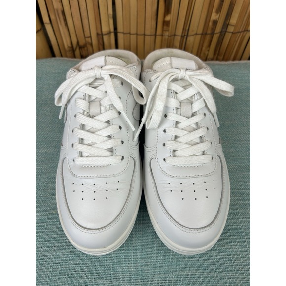 rag & bone Shoes - Rag & Bone Retro Court Mules Shoes - White Leather - Size 6.5